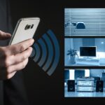 smart, home, system, man, person, apartment, kitchen, bath, living room, bedroom, pear, camera, security, lighting, connection, setup, wifi, house, hand, techno